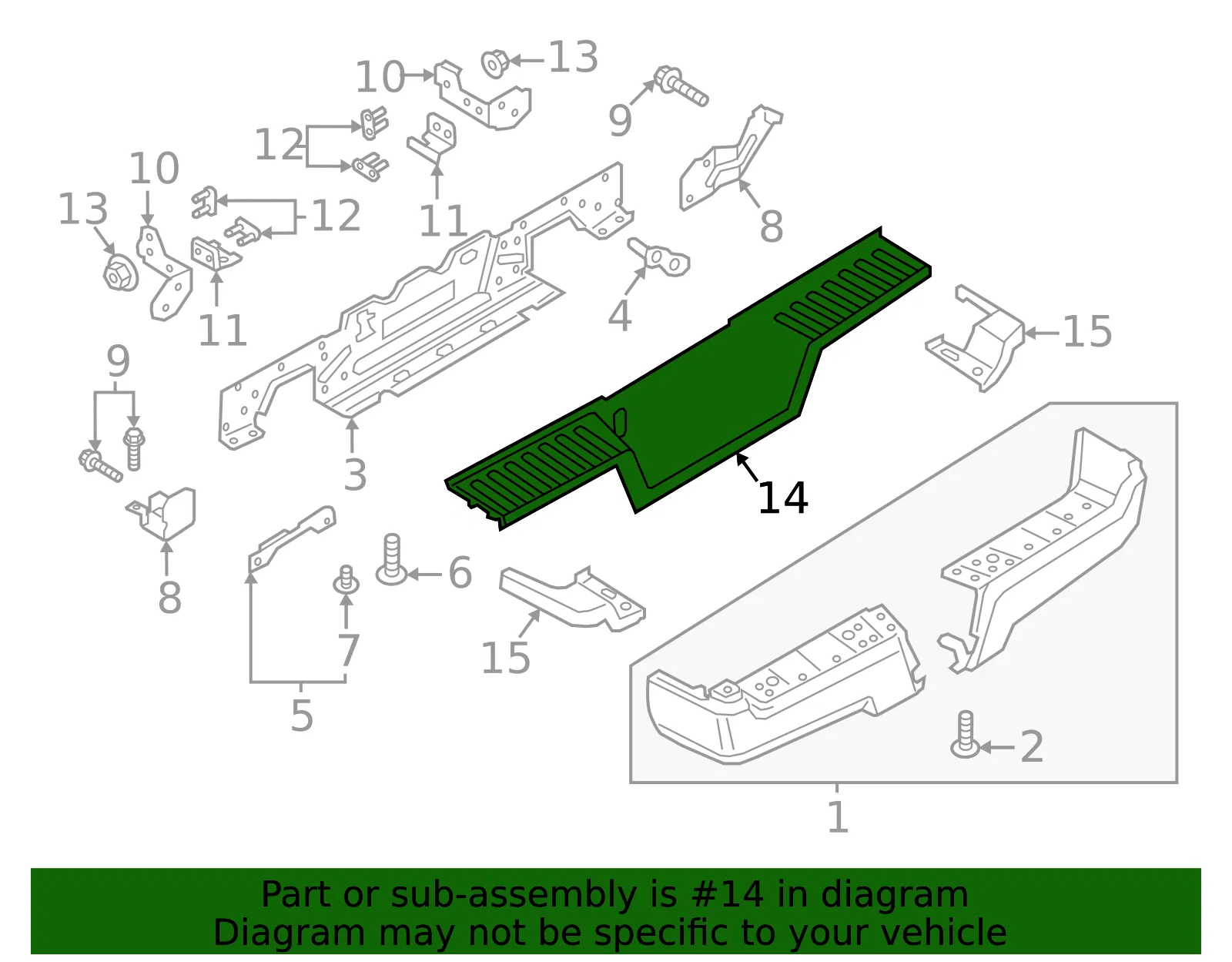 Step Pad - Ford (HC3Z-17B807-BE) - view 10