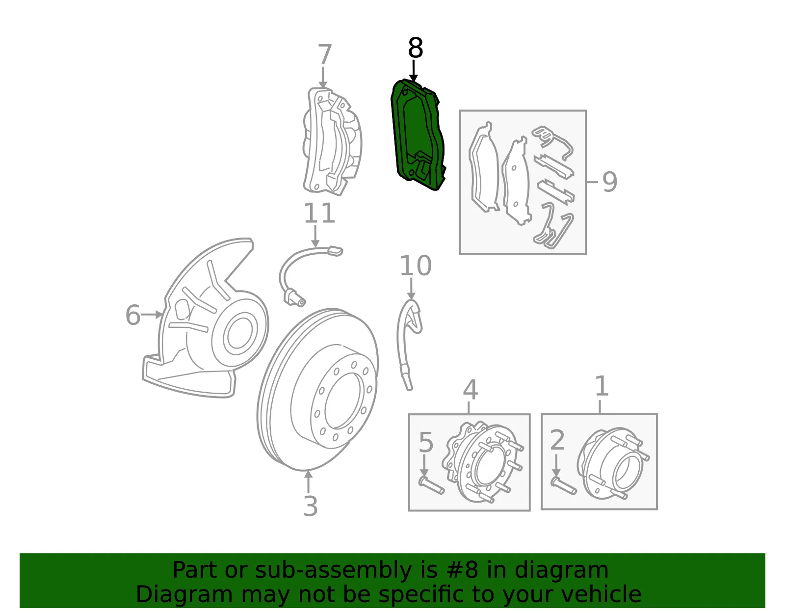 Disc Brake Caliper Bracket - Ford (HC3Z-2B292-B) - view 7