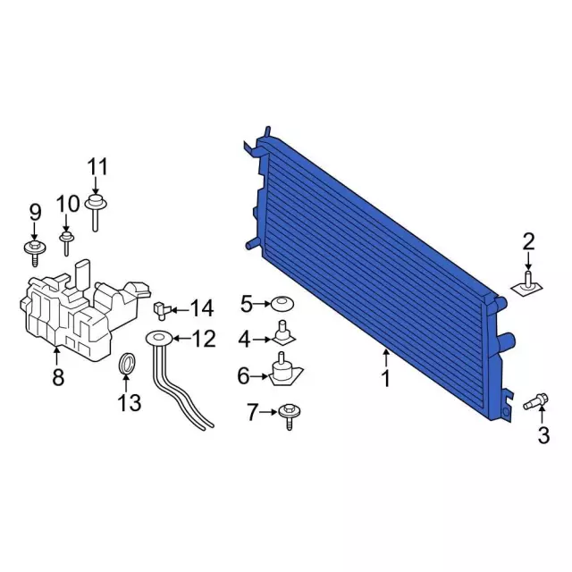 Radiator - Ford (HC3Z-8005-J) - view 4