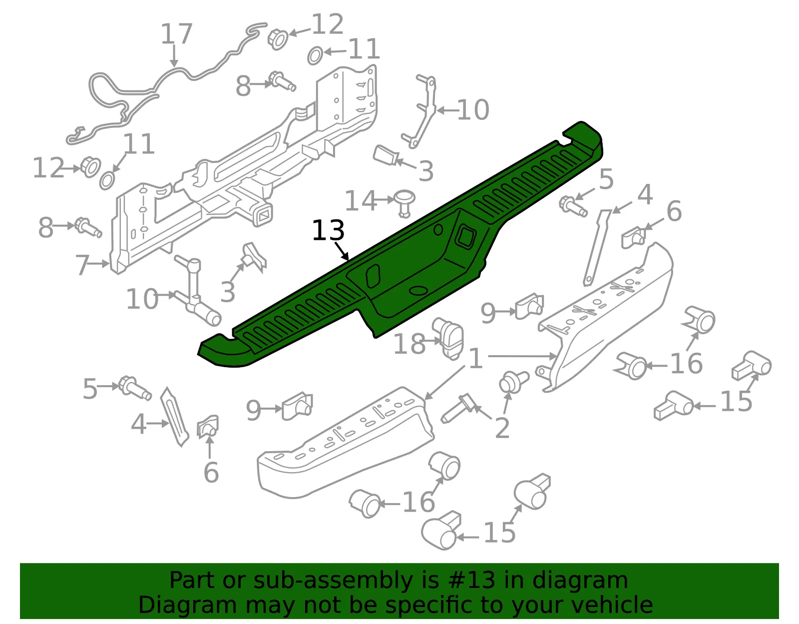 Step Pad - Ford (hl3z17b807af) - view 6
