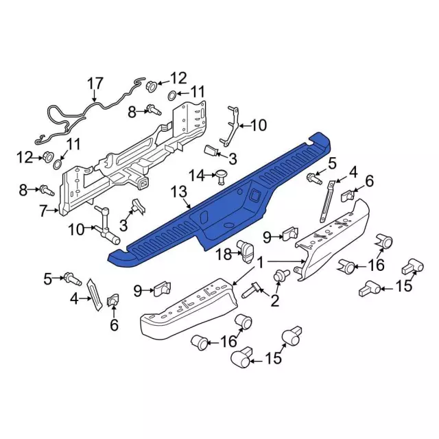 Step Pad - Ford (hl3z17b807af) - view 4