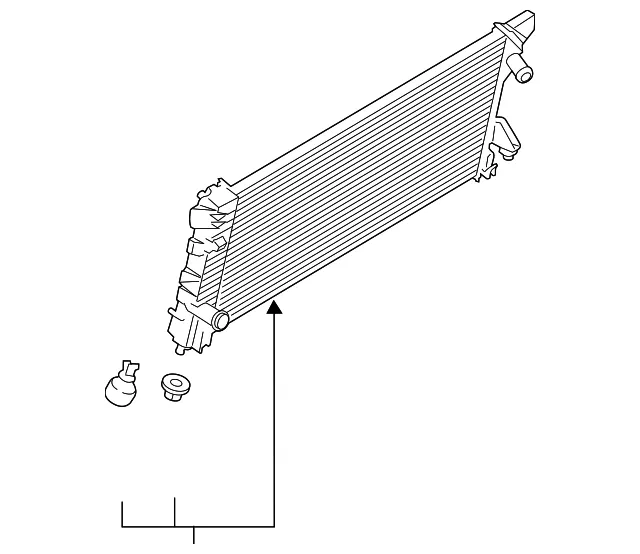 Radiator - Ford (hl3z8005c) - view 3