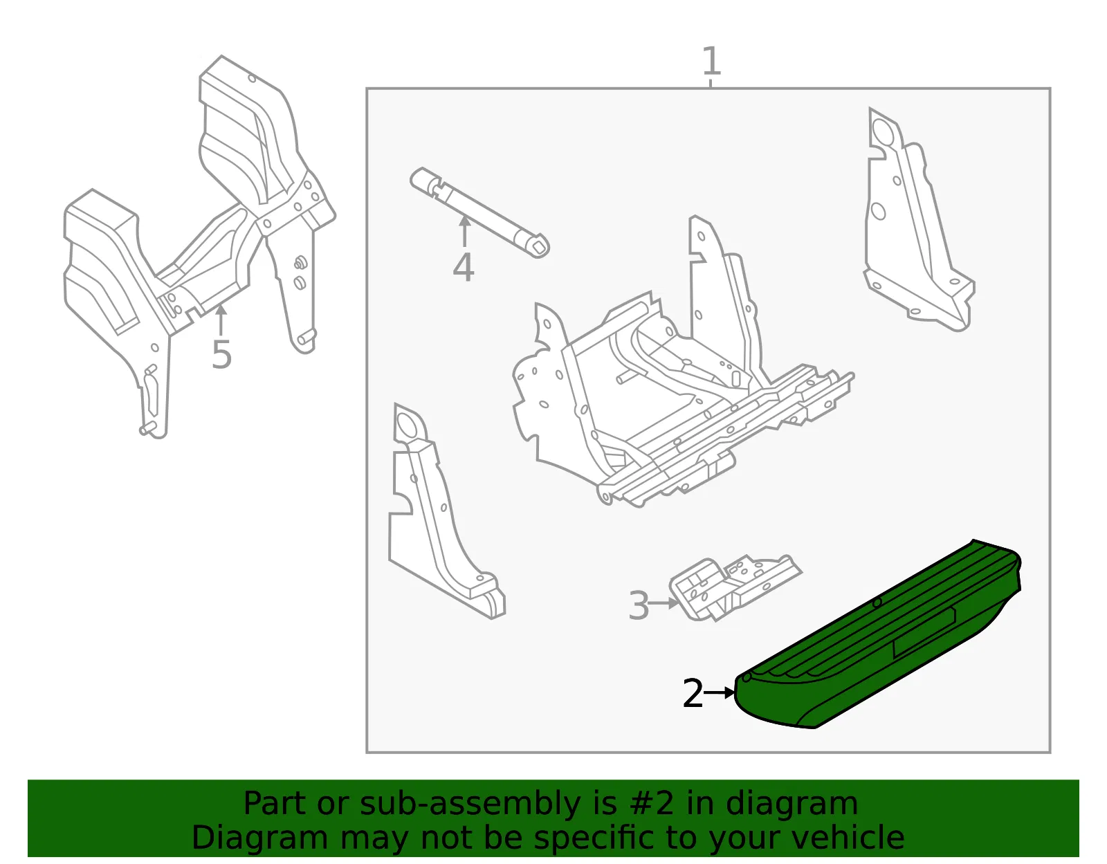 Running Board Step Pad - Ford (JL3Z-16490-B) - view 7