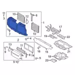 Radiator Shutter Assembly - Ford (JL3Z-8475-E) - view 9