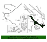 Wiper Linkage - Ford (KB3Z17566A) - view 14