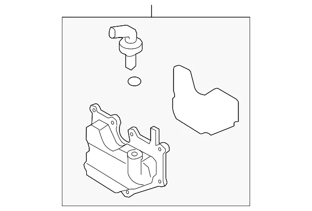 Engine Oil Separator Filter - Mazda (L3K9-13-570) - view 2