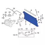 Radiator - Ford (LC3Z-8005-C) - view 7