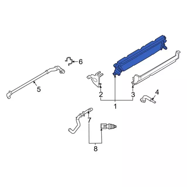 Radiator - Ford (LC3Z-8005-C) - view 3