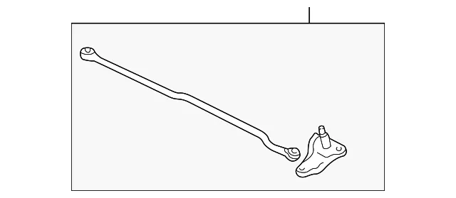 Wiper Pivot - Driver's Side (LH) - Mazda (LC62-67-360D)