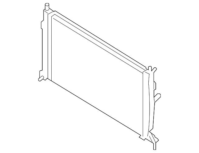 Radiator - Mazda (lf8b1520y)