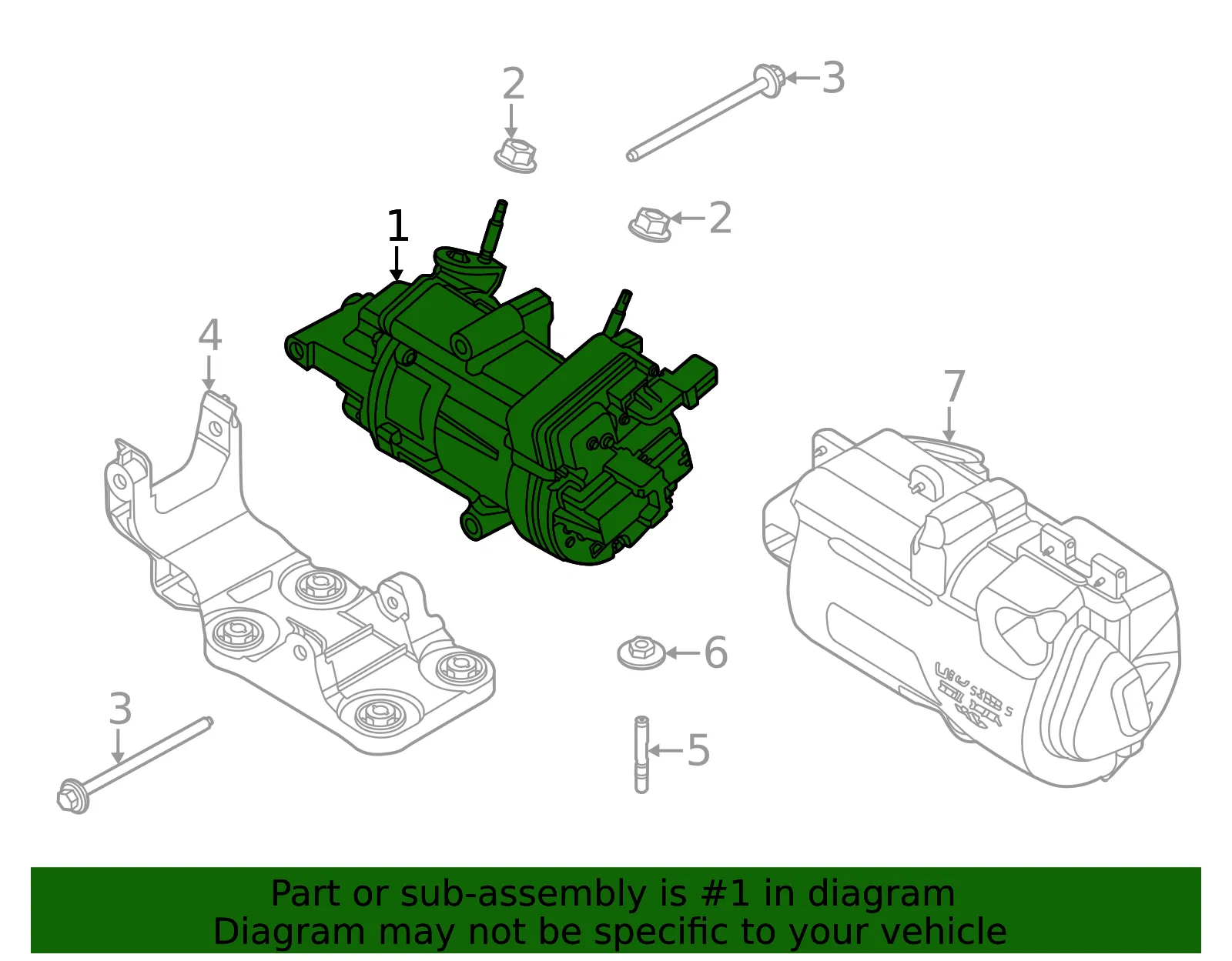 A/C Compressor - Ford (LJ9Z-19703-A) - view 2