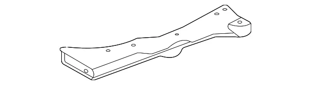Radiator Support Panel Reinforcement - Ford (LX6Z-7810125-AN)