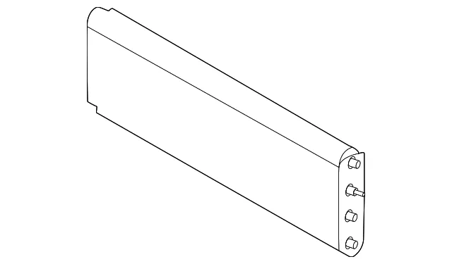 Radiator Shutter Spacer - Ford (MB3Z-8472-B) - view 2