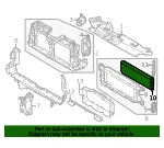 Radiator Shutter Spacer - Ford (MB3Z-8472-B) - view 5