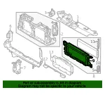 Radiator Shutter Assembly - Ford (MB3Z-8K120-B) - view 4