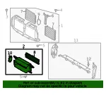 Radiator Shutter Assembly - Ford (ML3Z-8475-E) - view 11