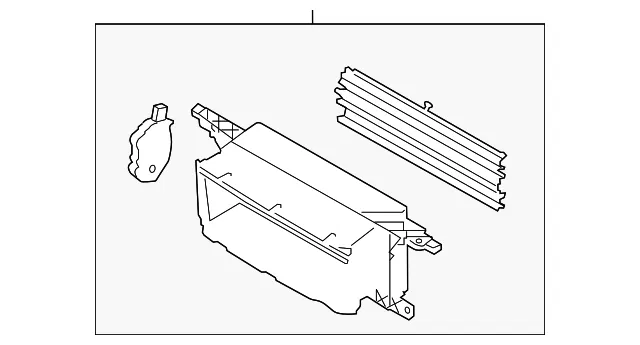 Radiator Shutter Assembly - Ford (ML3Z-8475-E) - view 6