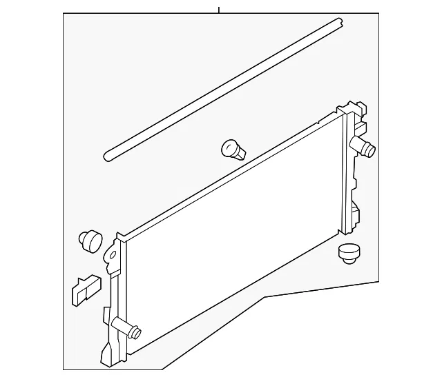 Radiator - Ford (NB3Z-8005-B) - view 2