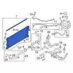 Radiator - Ford (NB3Z-8005-B) - view 4