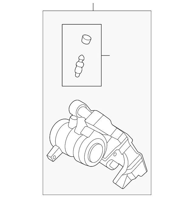 Disc Brake Caliper - Ford (NX6Z-2553-B) - view 3