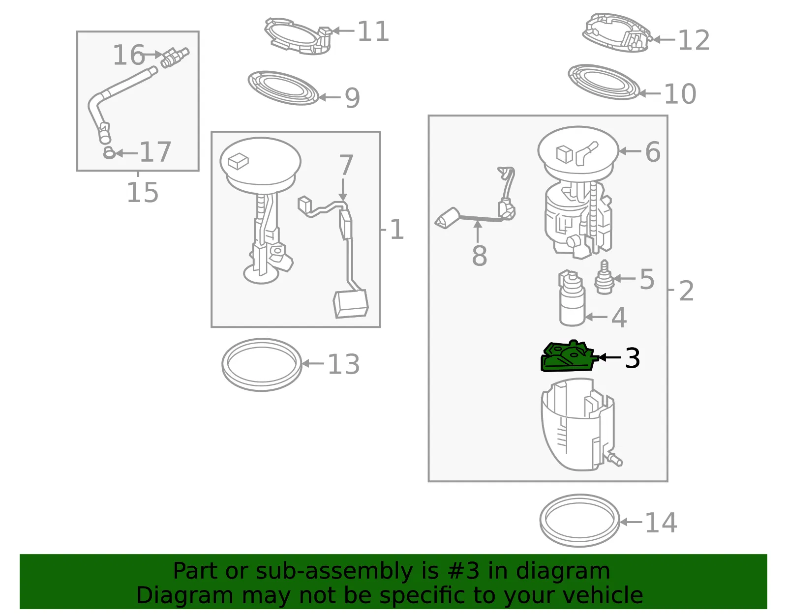 Fuel Filter - Driver's Side (LH) - Mazda (PAF1-13-ZE1) - view 2