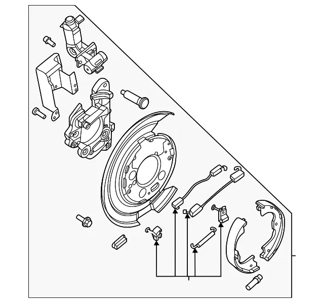 Brake Assembly - Ford (PC3Z-2C220-F) - view 2