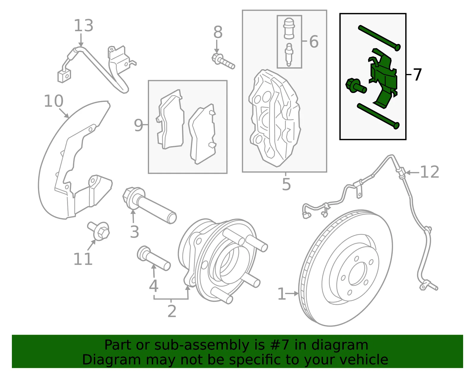 Disc Brake Pad Set - Ford (SR3Z-2200-A) - view 2