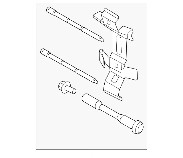 Caliper Retainer Kit - Ford (PR3Z-2068-C) - view 2