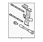 Caliper Retainer Kit - Ford (PR3Z-2068-C) - view 5