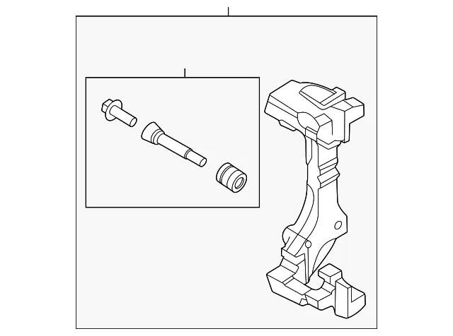Caliper Mount - Ford (PZ1Z-2C396-C)