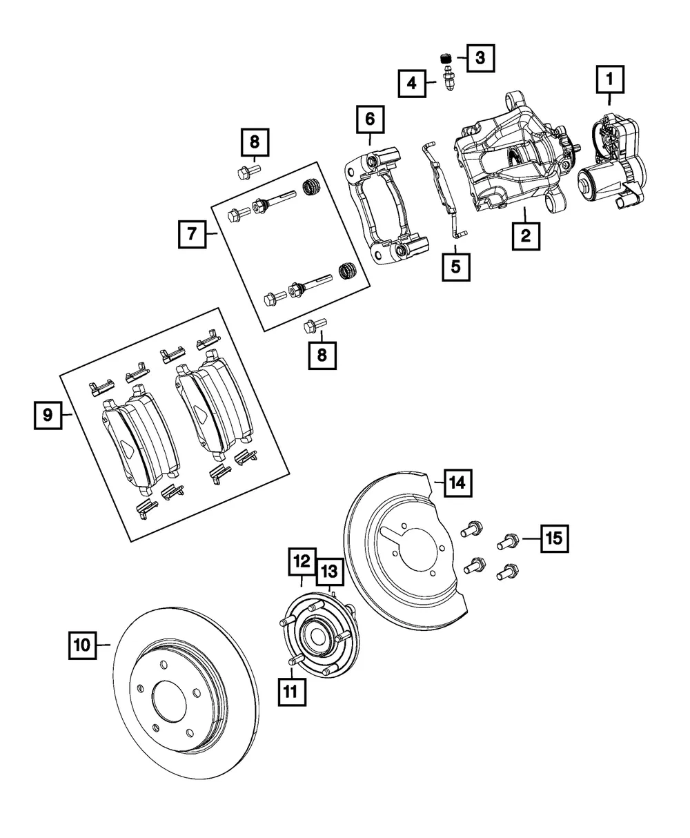 Disc Brake Caliper Assembly, Remanufactured, Right - Mopar (R8318172AB)