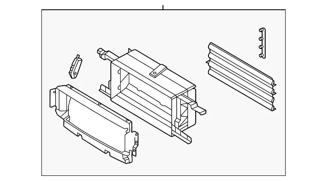 Radiator Shutter Assembly - Ford (RL7Z-8475-B)