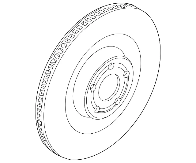 Disc Brake Rotor - Ford (SJ9Z-1125-A)
