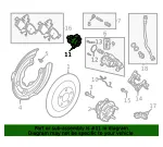 Parking Brake Actuator - Ford (SJ9Z-2B713-A) - view 6