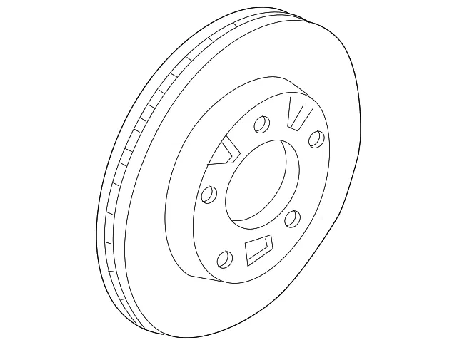 Disc Brake Rotor - Mazda (TD13-33-25X) - view 2