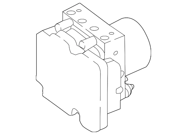 ABS Hydraulic Assembly - Mazda (tny0437a0)