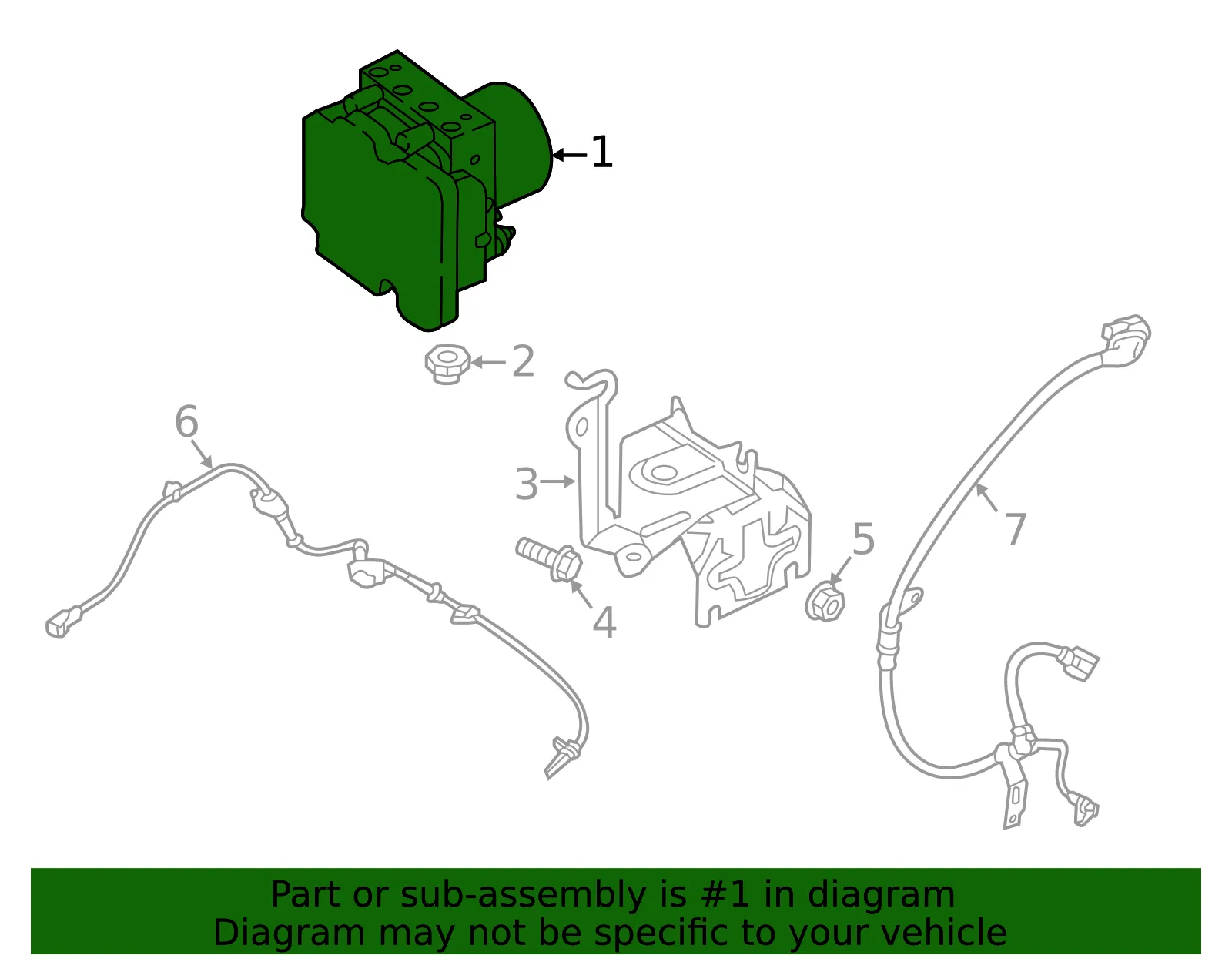 ABS Hydraulic Assembly - Mazda (tmy3437a0) - view 2