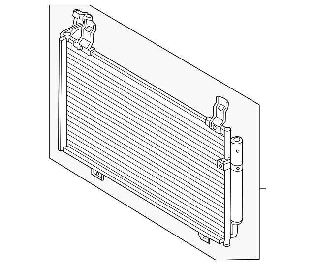 Condenser Assembly - Mazda (VA45-61-480B)