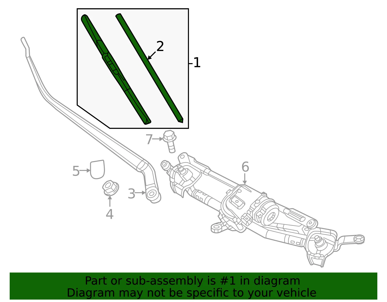 Wiper Blade - Mazda (va4567330) - view 2