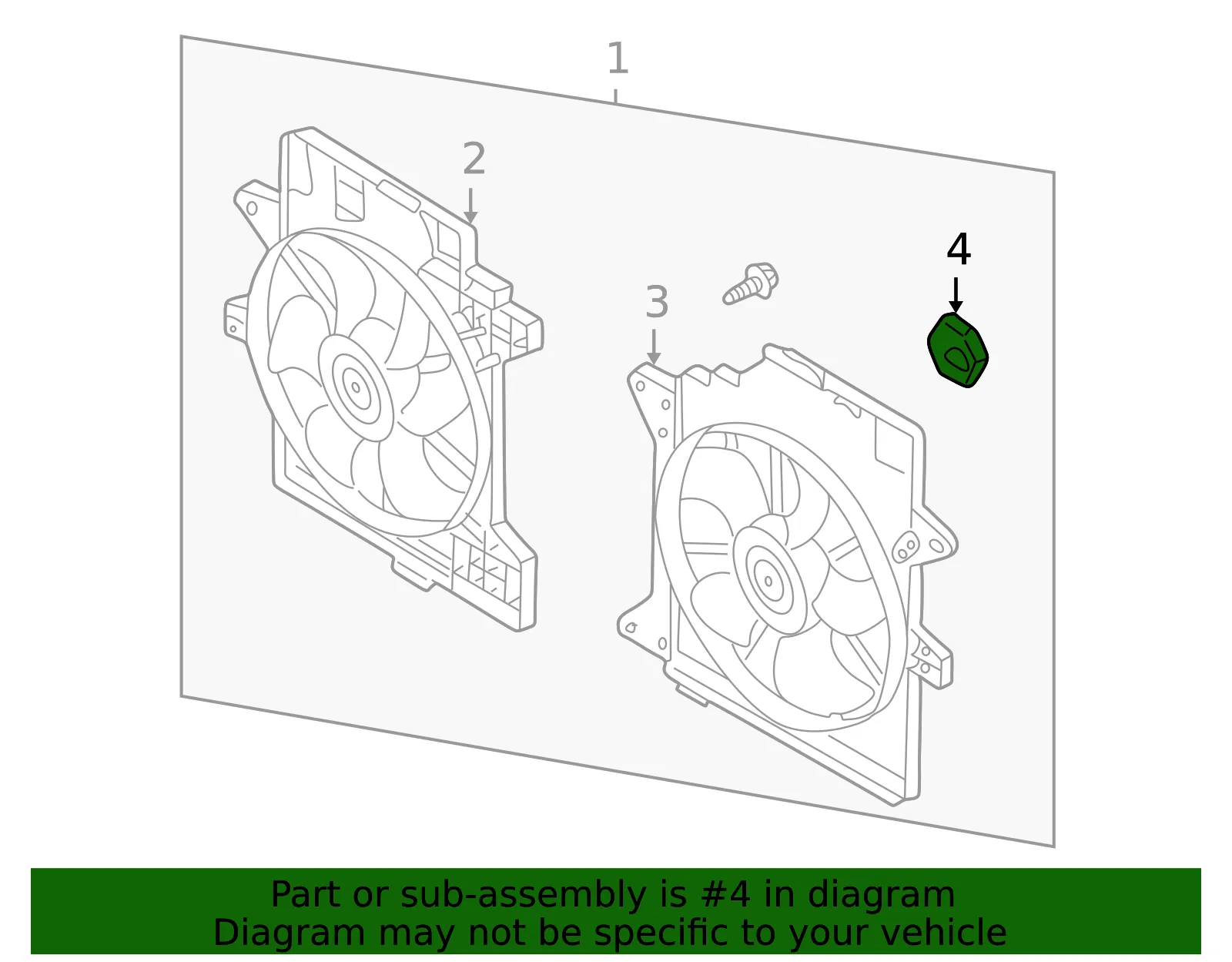Engine Cooling Fan Resistor - Mazda (aj0518831) - view 2