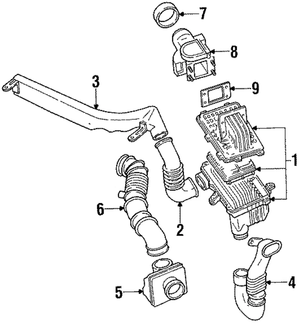 Air Duct - Mazda (b6s713200c)