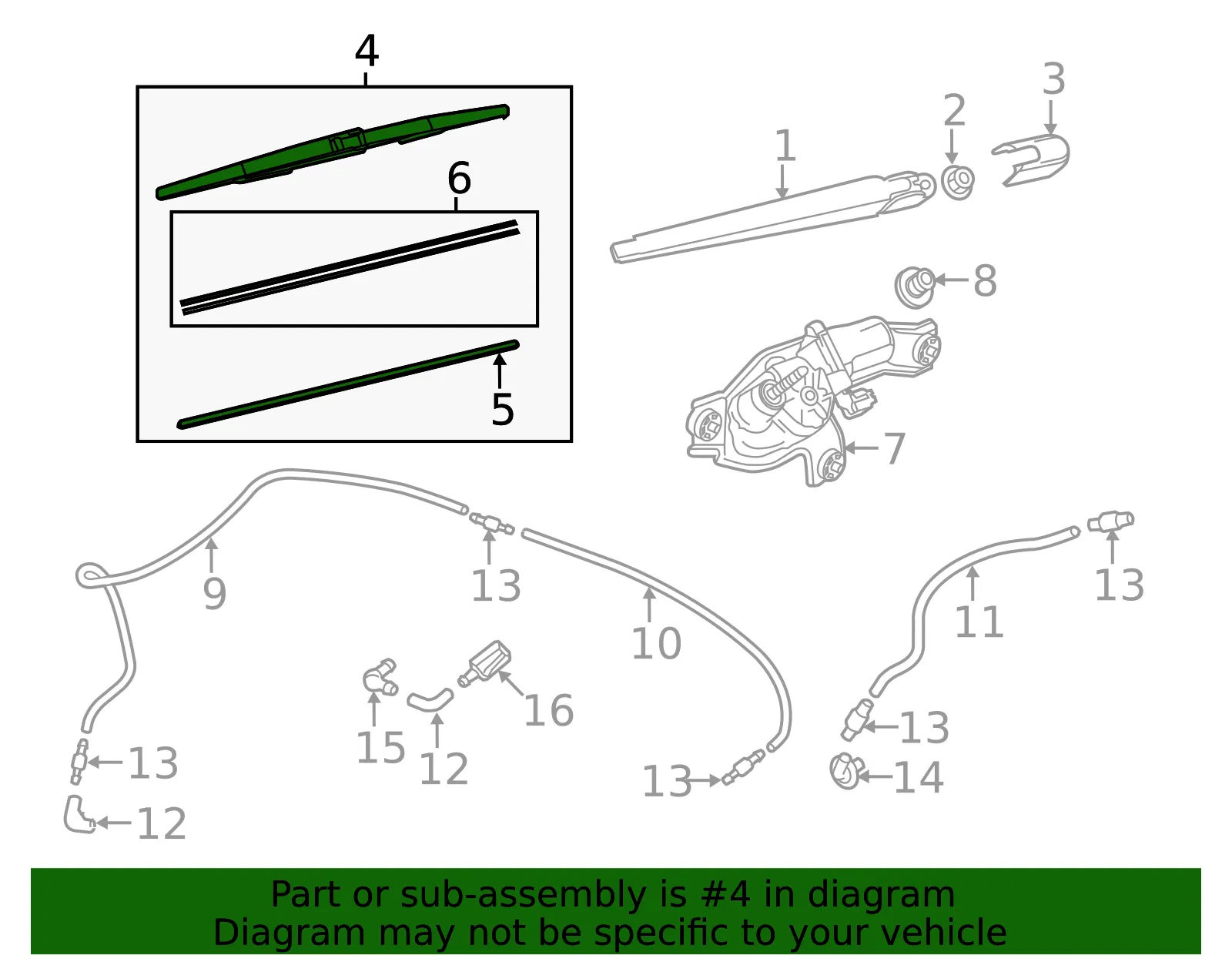 Wiper Blade - Mazda (bjt667330) - view 2