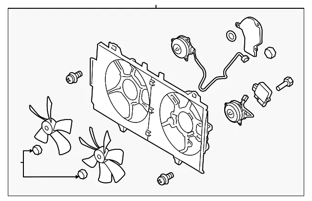 Engine Cooling Fan Assembly - Mazda (ca3815025c)