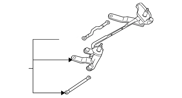 Wiper Linkage - Mazda (cc4367360c)