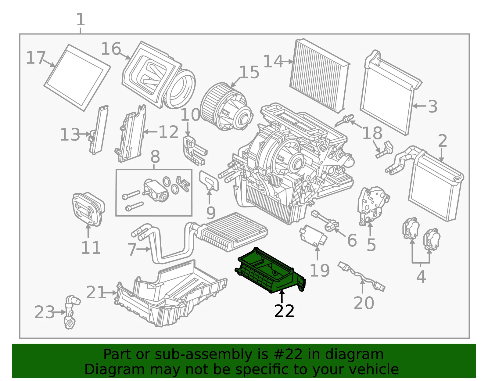 Cabin Air Intake Duct - Ford (cv6z18471b) - view 2