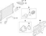 Radiator - Ford (cv6z8005x) - view 5