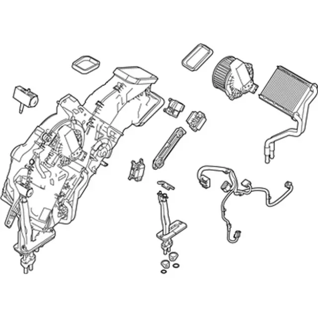 Evaporator Assembly - Ford (da8z19850av)