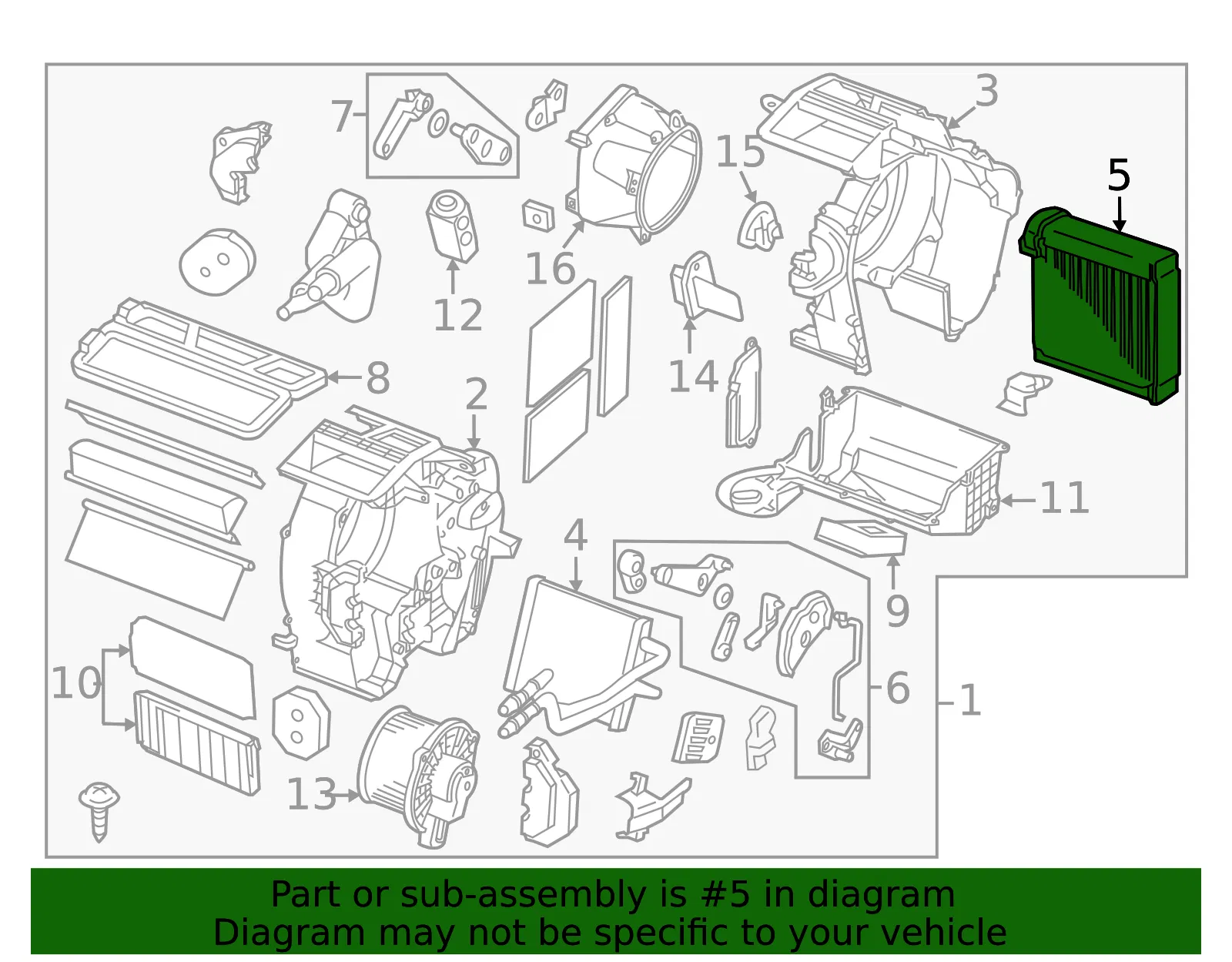 Evaporator Core - Mazda (df7161j10) - view 2