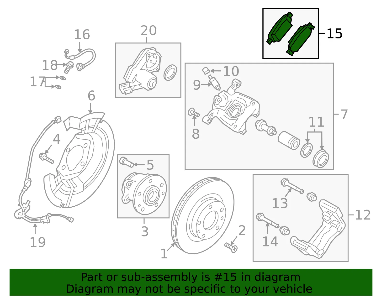 Brake Pads - Mazda (dhyg2643z) - view 2