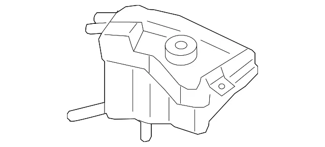 Tank Assembly Radiator Overflow - Ford (dp5z8a080a) - view 2